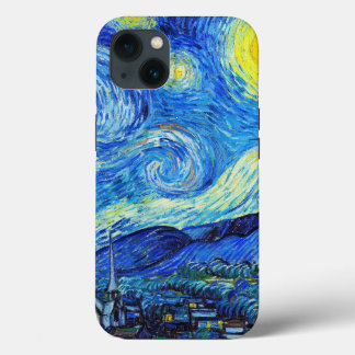 Cool Starry Night Vincent Van Gogh painting iPhone 13 Case
