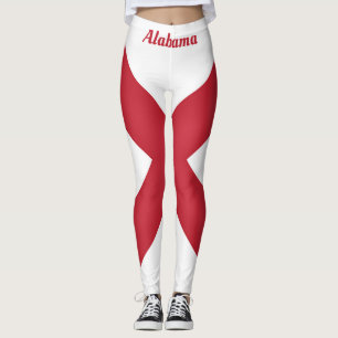 Cool State Of Alabama Flag Fashion Leggings