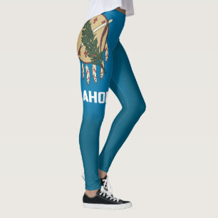 Cool State Of Oklahoma Flag Fashion Leggings