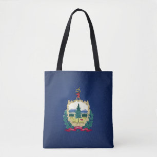 Cool State Of Vermont Flag Fashion Tote Bag