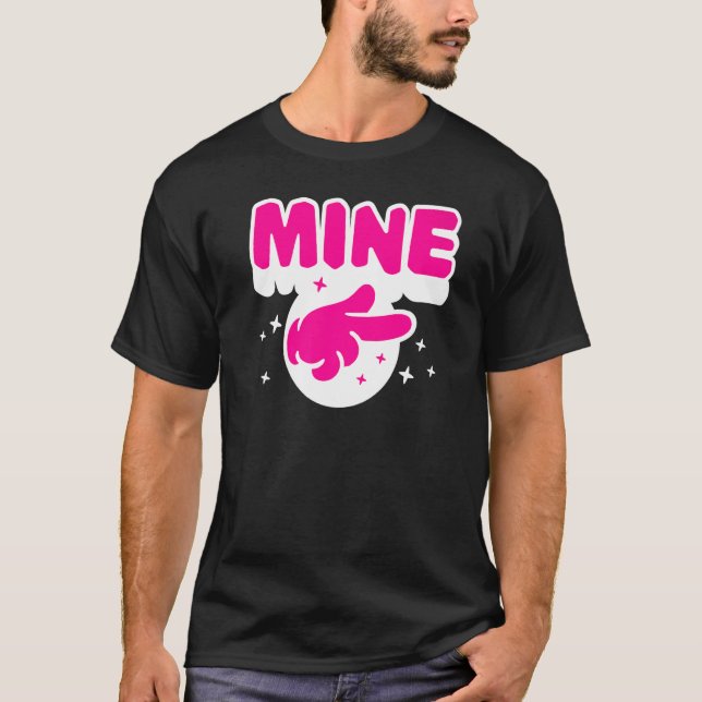 Cool Statement Valentine's Day Romantic Love Partn T-Shirt (Front)