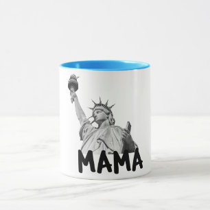 cool statue of liberty mother's day mug gift idea