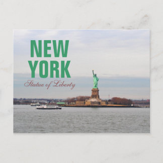 Cool Statue of Liberty - NY New York Postcard