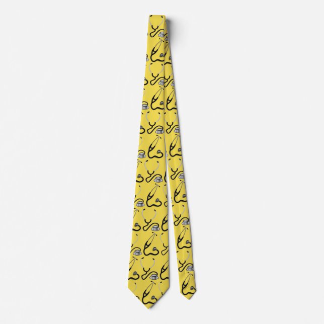 Cool stethoscope tie (Front)