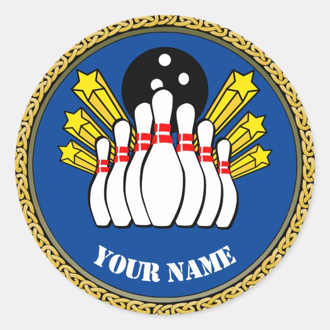 COOL ! Sticker - Bowling - Custom Bowler - Ajouter (Devant)