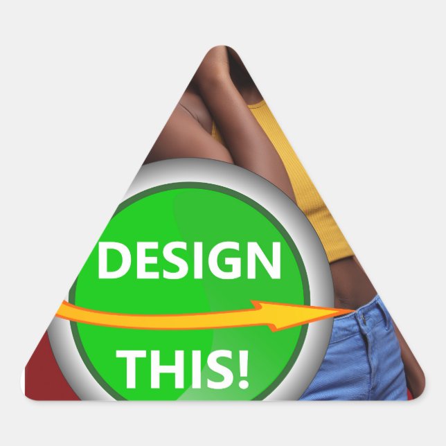 COOL ! Stickers - Stickers Triangle - Feuille de 2 (Devant)