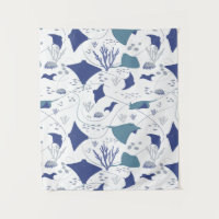 Cool Stingrays Tropical Blue Reef