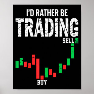 Cool Stock Market Men Women Stock Trader Day Tradi Poster