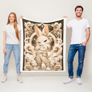 Cool street bunny kids blanket