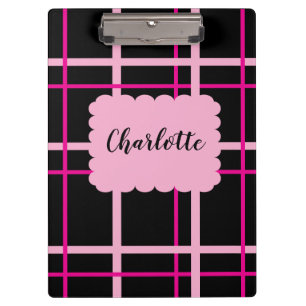 Cool Striped Pattern Clipboard
