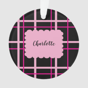 Cool Striped Pattern Ornament