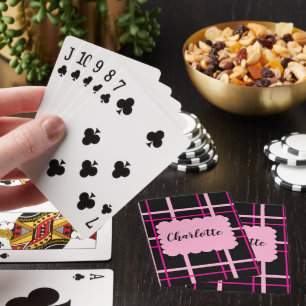 Cool Striped Pattern Playing Cards