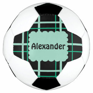 Cool Striped Pattern Soccer Ball