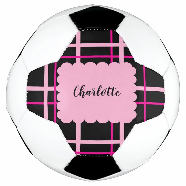 Cool Striped Pattern Soccer Ball (Front)