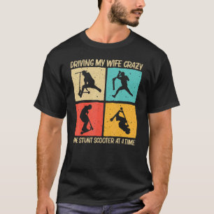 Cool Stunt Scooter For Men Boys Scootering Scooter T-Shirt