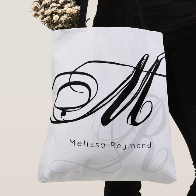cool style all-over-print monogram white tote bag (Creator Uploaded)