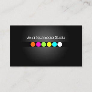 Cool / Stylish fluorescent dots Business Card