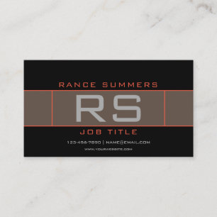 Cool Stylish Geometric Business Card