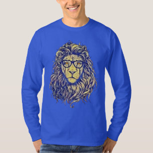 Cool Stylish Hipster Lion T-Shirt