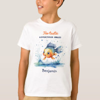 Cool Stylish Jumping Fish Personalized