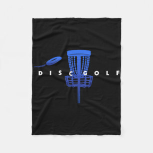 Cool Stylized Disc Golf With Sket And Disc - Disc Fleece Blanket