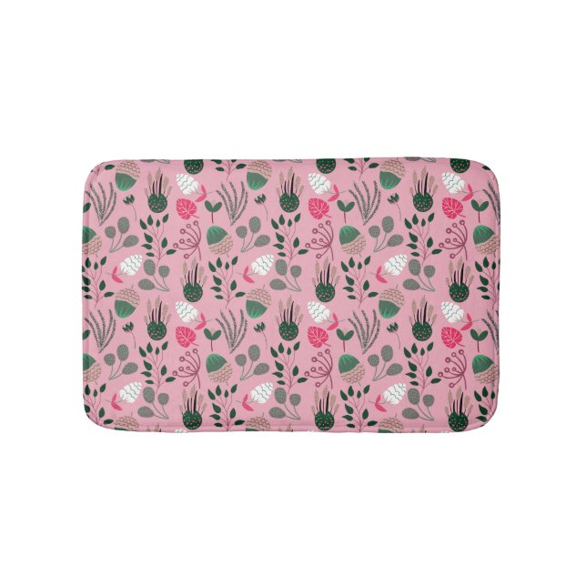 Cool Summer Pattern Bath Mat (Front)