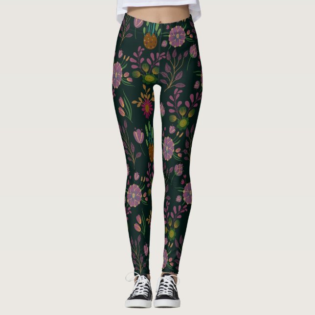 Cool Summer Pattern Leggings (Front)
