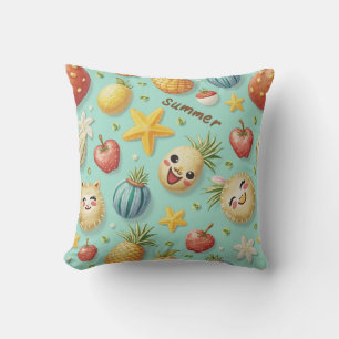 Cool summer pillow cushion