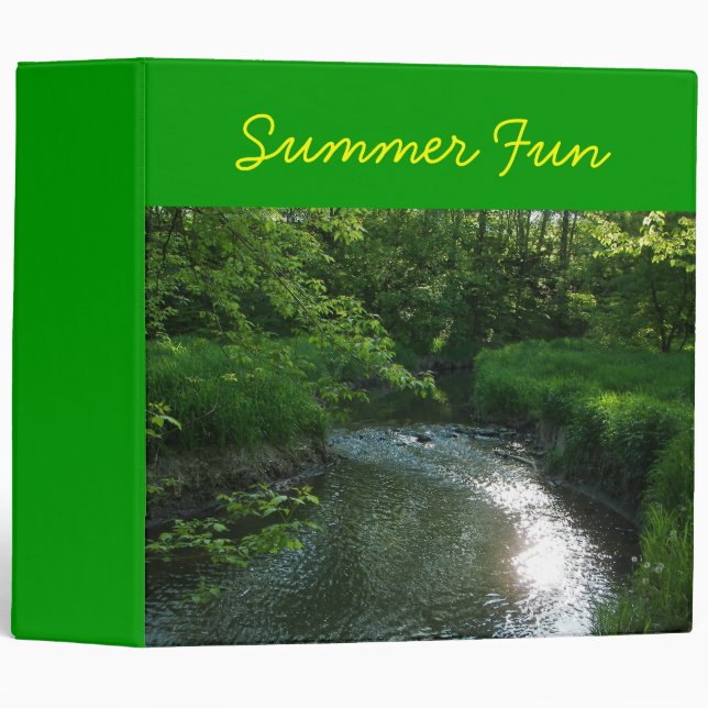 Cool Summer Stream Binder (Front/Spine)