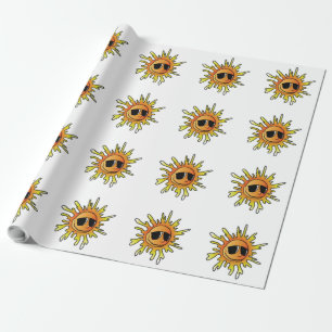 COOL SUMMER SUN WRAPPING PAPER