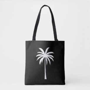 Cool Summer Vacation Sunset Beach Palm Tree Tote Bag