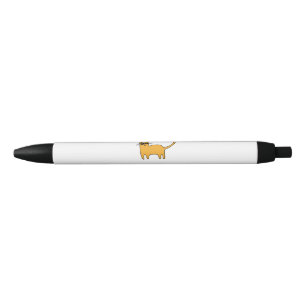 Cool Sunglasses Cat Black Ink Pen