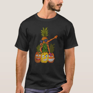 Cool Sunglasses Exotic Summer Fruit Dabbing Pinea T-Shirt