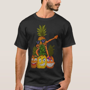 Cool Sunglasses Exotic Summer Fruit Funny Dabbing  T-Shirt