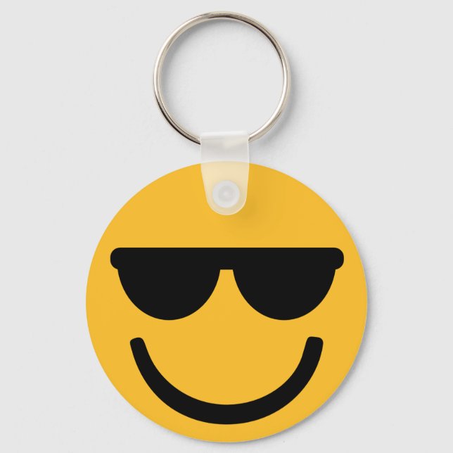 cool sunglasses keychain (Front)