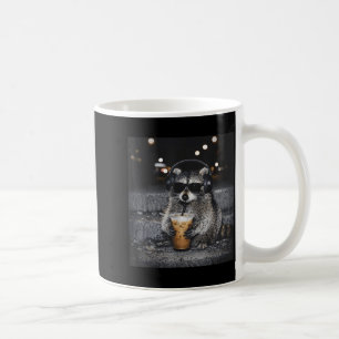 Cool Sunglasses Raccoon Drinking Iced Coffee Mug