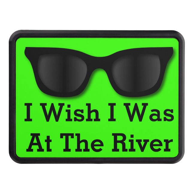 Cool Sunglasses Trailer Hitch Cover (Front)