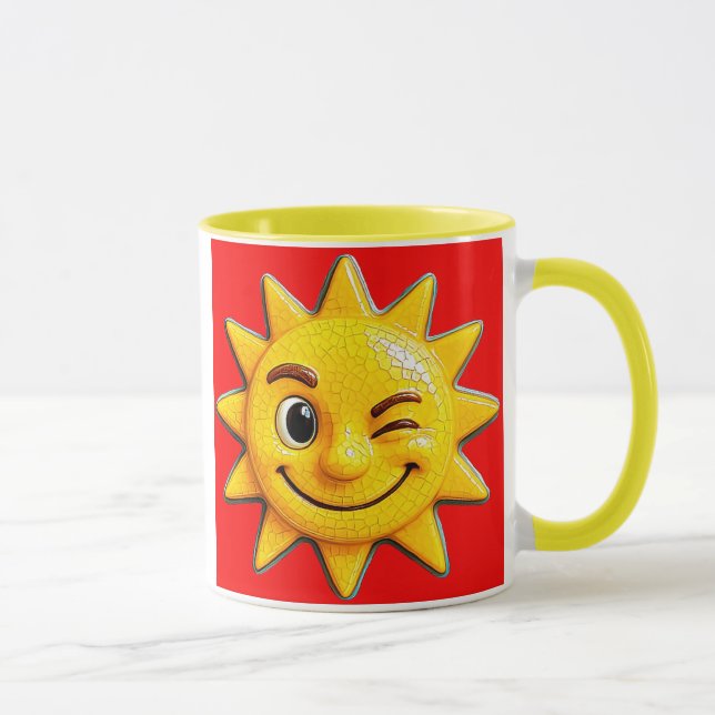 Cool sunny wink mug (Right)