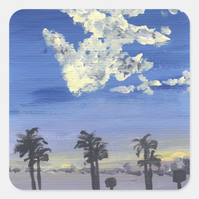 Cool Sunset Stickers (Front)