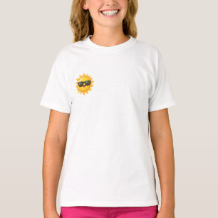 Cool Sunshine Sunglasses Face Kids T-Shirt