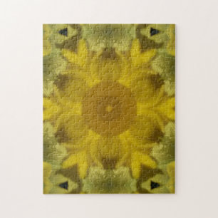 Cool Sunshine Yellow Jigsaw Puzzle