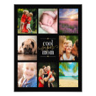 Cool Super Mom 8 Photo Collage Black And Gold
