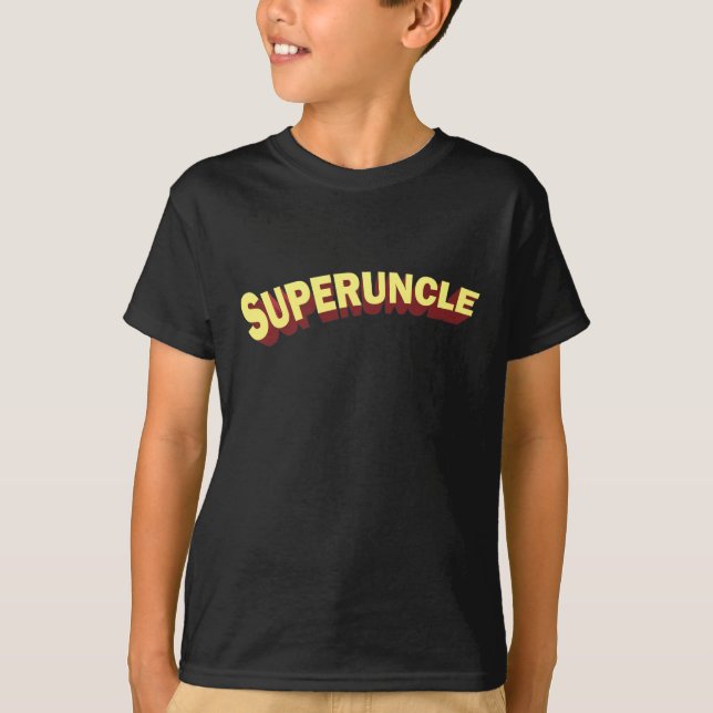 Cool Super Uncle for funcle T-Shirt (Front)