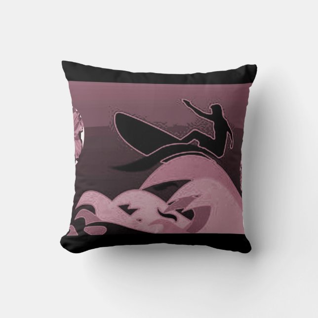 Cool Surfer Pillow (Front)