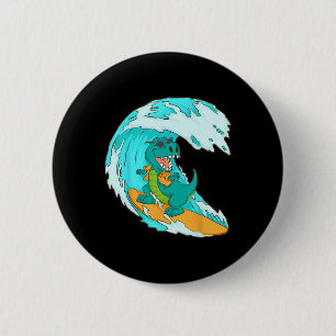Cool Surfing Design For Men Women Surfer Surf Surf 2 Inch Round Button