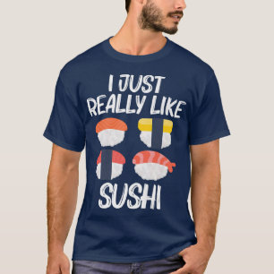 Cool Sushi For Men Women Japanese Sashimi Seafood T-Shirt