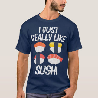 Cool Sushi For Men Women Japanese Sashimi Seafood  T-Shirt