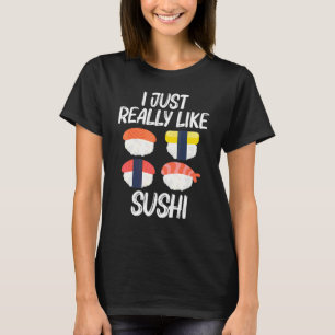 Cool Sushi For Men Women Japanese Sashimi Seafood T-Shirt