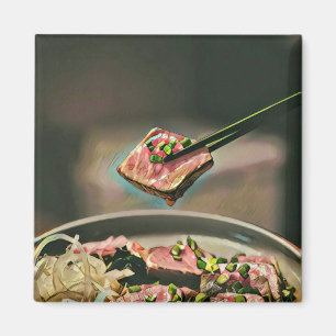 Cool sushi gift magnet