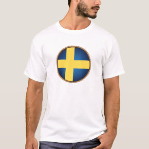 Cool Sweden Flag Seal T-Shirt